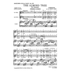 Schumann The Almond Tree 2pt/Piano