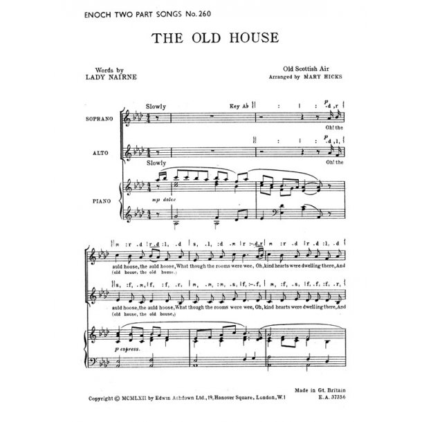 Traditional (Hicks) The Old House  Sa/Pf