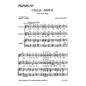 Tschaikowsky: Child Jesus Two Part Song
