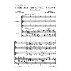 Pearson, E These Are The Lovely Things Ssa/Pf