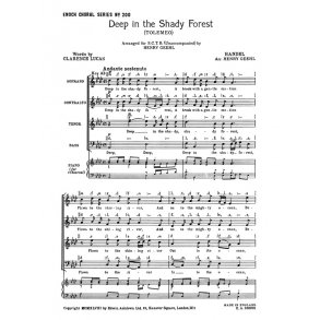 Handel, G.F Deep In The Shady Forest  Satb