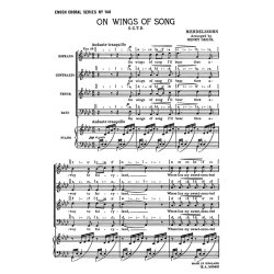 Mendelssohn, F On Wings Of Song  Satb/Pf