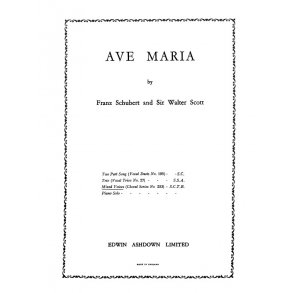 Schubert, F Ave Maria Satb/Pf