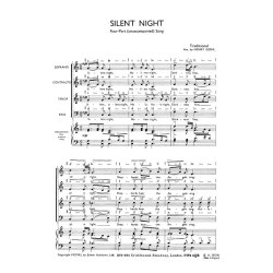 Traditional (Geehl) Silent Night  Satb