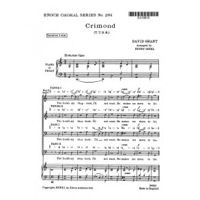 Grant Crimond The Lord's My Shepherd (Geehl) Ttbb (Ec281)
