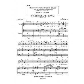 Rowley, A Shepherd's Song Unison/Pf