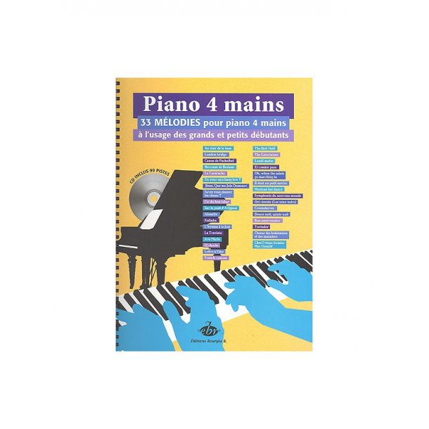 Piano 4 Mains, 33 M&eacute;lodies