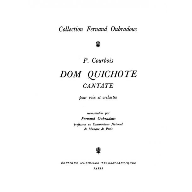 Jean-Pierre Courbois: Dom Quichotte