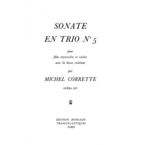 Michel Corrette: Sonate En Trio N5