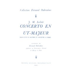 Jean Marie Leclair: Concerto En Ut Majeur
