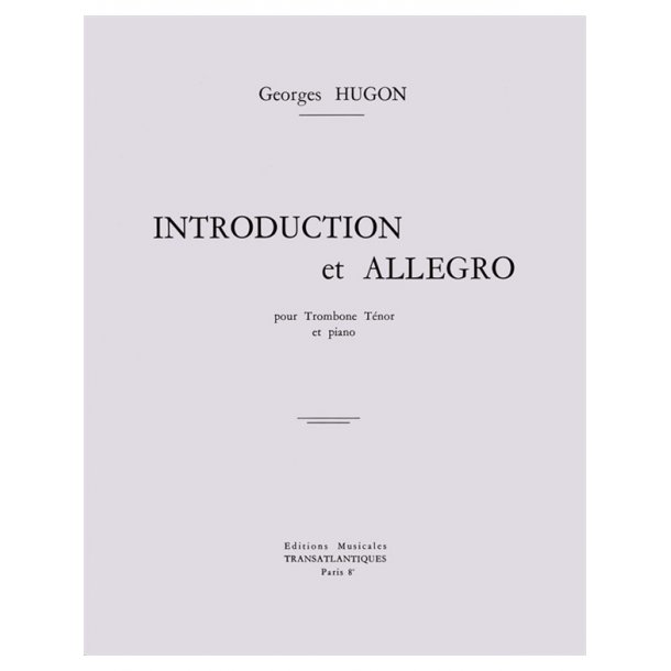 Georges Hugon: Introduction Et Allegro