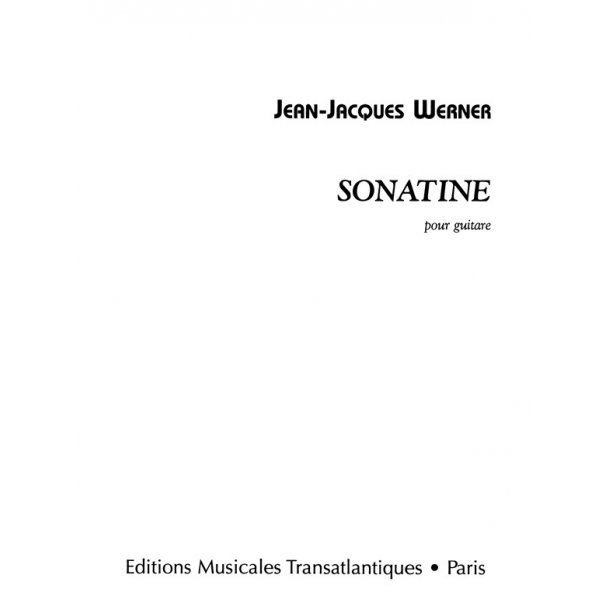 Jean Jacques Werner: Sonatine