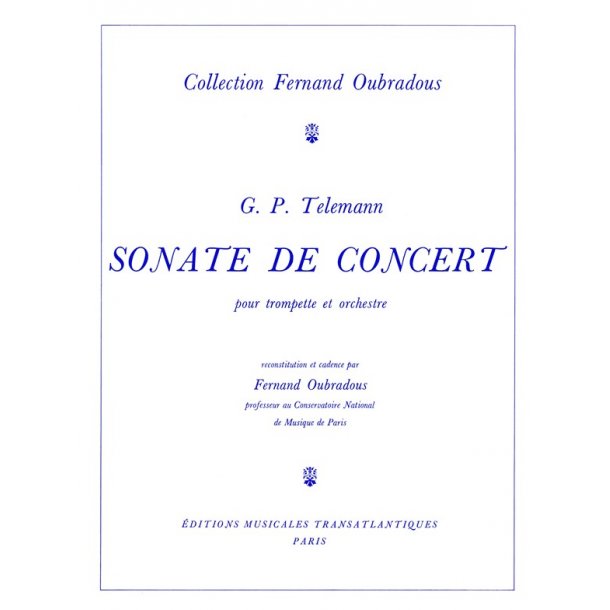 Georg Philipp Telemann: Sonate De Concert