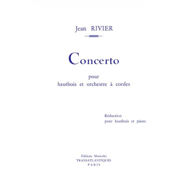 Jean Rivier: Concerto
