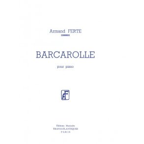 Armand Ferte: Barcarolle
