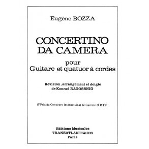 Eugne Bozza: Concertino Da Camera