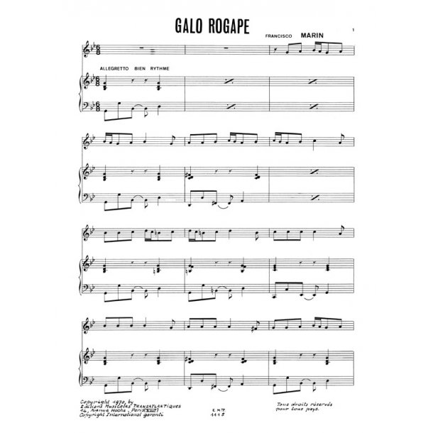 MARIN GALO ROGAPE