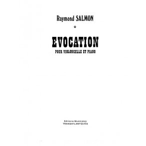 Raymond Salmon: Evocations