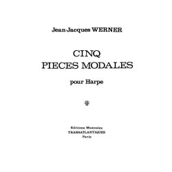 Jean Jacques Werner: 5 Pices Modales