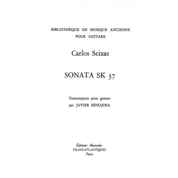 Carlos Seixas: Sonata Sk 37