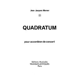 Jean Jacques Werner: Quadratum
