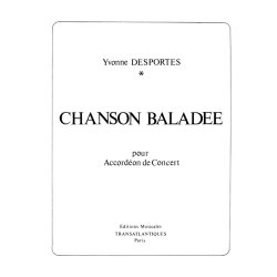 Yvonne Desportes: Chanson Ballade