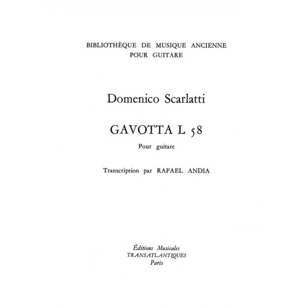 Domenico Scarlatti: Gavotta L58