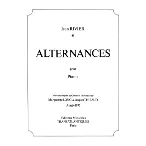 Jean Rivier: Alternances