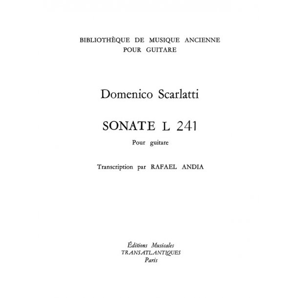 Domenico Scarlatti: Sonata L 241