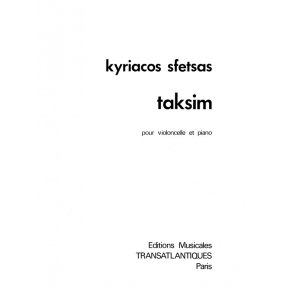 Kyriacos Sfetsas: Taksim