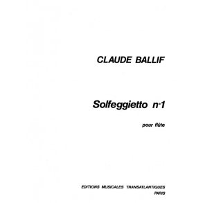 Claude Ballif: Solfeggietto N1 Op.36