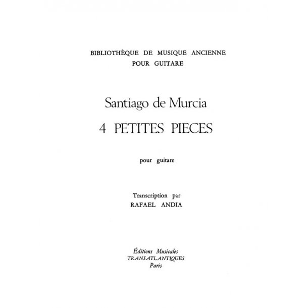 Santiago De   Murcia: 4 Petites Pices