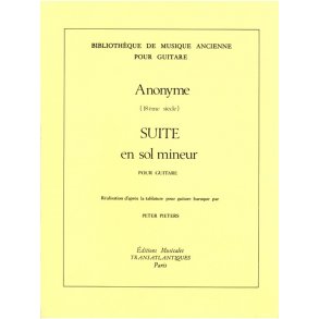 Anonyme: Suite En Sol Mineur