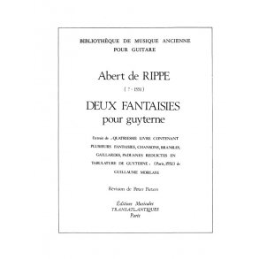 Albert De Rippe: Deux Fantaisies