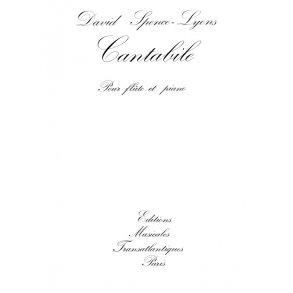 David Spence-Lyons: Cantabile