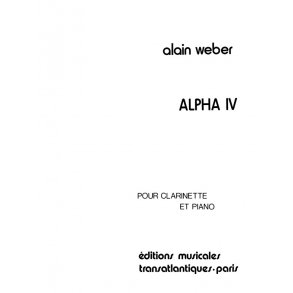 Alain Weber: Alpha 4
