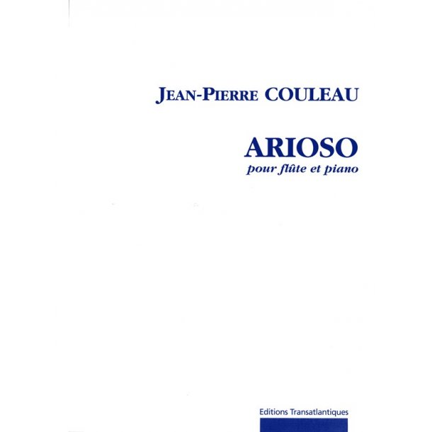 Jean-Pierre Couleau: Arioso