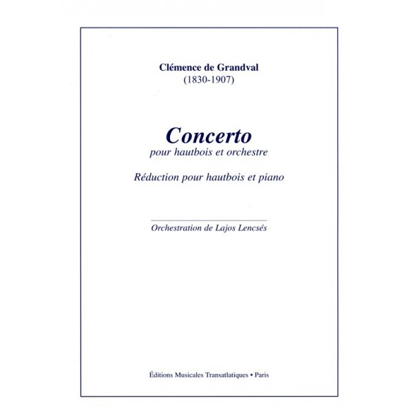 Clmence De Granval: Concerto En R Mineur, Op 7