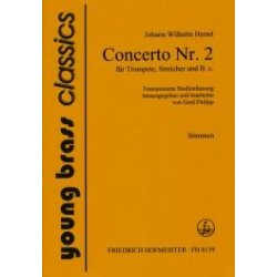 Hertel Trumpet Concerto No2 In D Pts