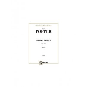 David Popper: Fifteen Etudes For Cello Op.76