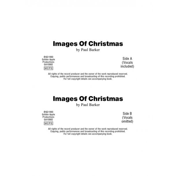 Paul Barker: Images Of Christmas (Cassette)