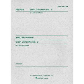 Walter Piston: Violin Concerto No.2 (Violin/Piano)
