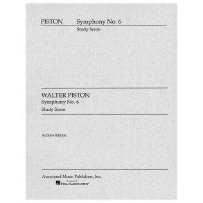 Walter Piston: Symphony No.6 (Study Score)