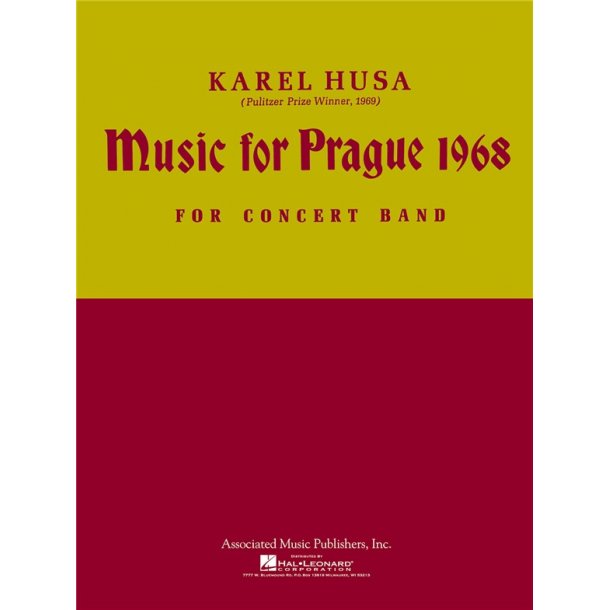 Karel Husa: Music For Prague 1968 Concert Band Sc/Pts
