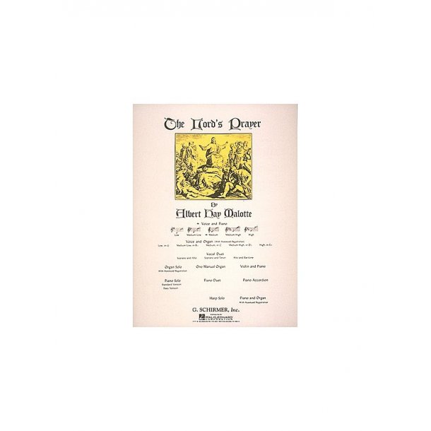 Albert Hay Malotte: The Lord's Prayer (Medium Voice/Piano)