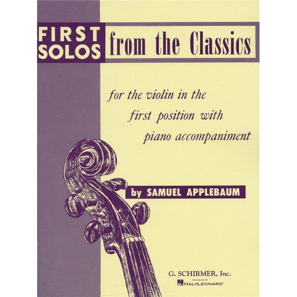 First Solos From The Classics - Violin