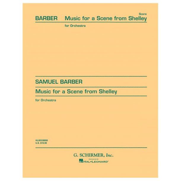 Samuel Barber: Music For A Scene From Shelley (Study Score)