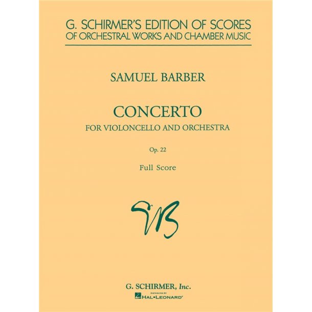 Samuel Barber: Cello Concerto Op.22 (Full Score)