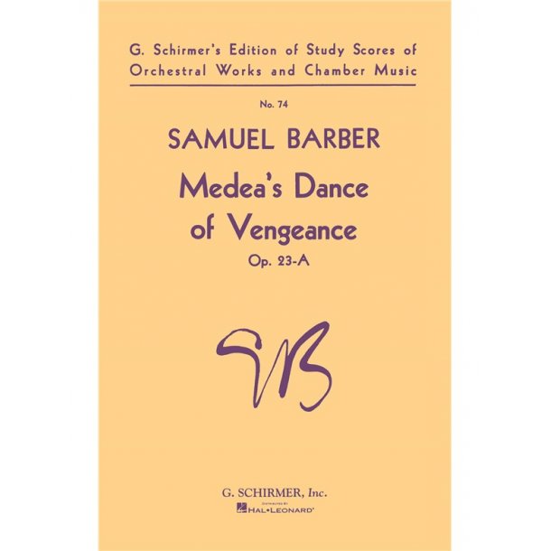 Samuel Barber: Medea's Dance Of Vengeance Op.23a (Orchestral Study Score)