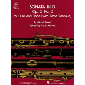 Michel Blavet: Sonata In D Minor For Flute And Piano